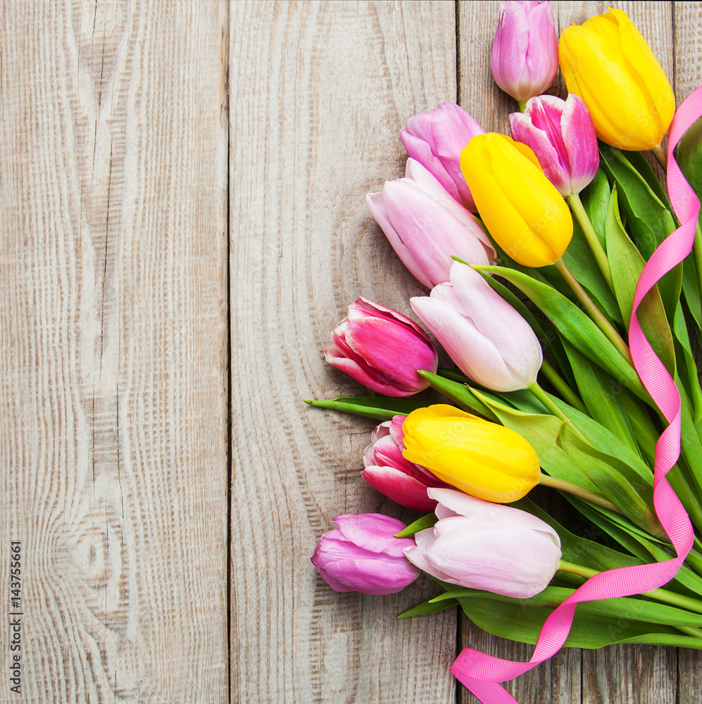 Spring tulips flowers Spring tulips flowers