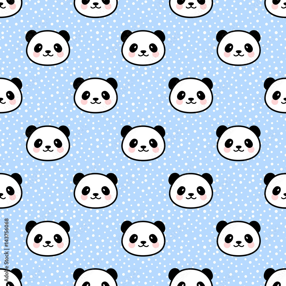 Panda Seamless Pattern Panda Seamless Pattern