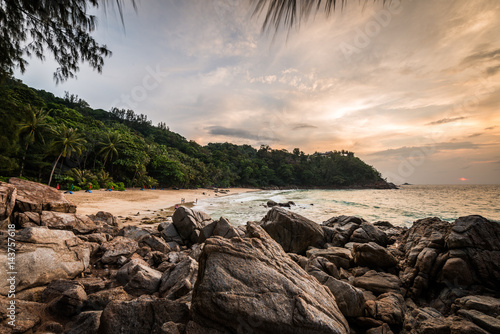 Landscape of Phuket View Point at Banana Beach, Phuket Province, Thailand. © wuttichok