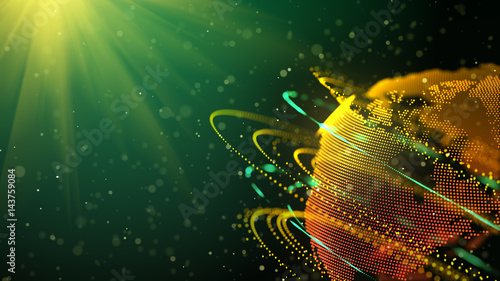 Fototapeta Naklejka Na Ścianę i Meble -  Connection network technology design