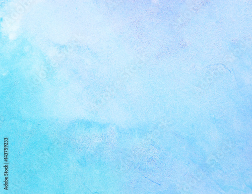 blue watercolor paper