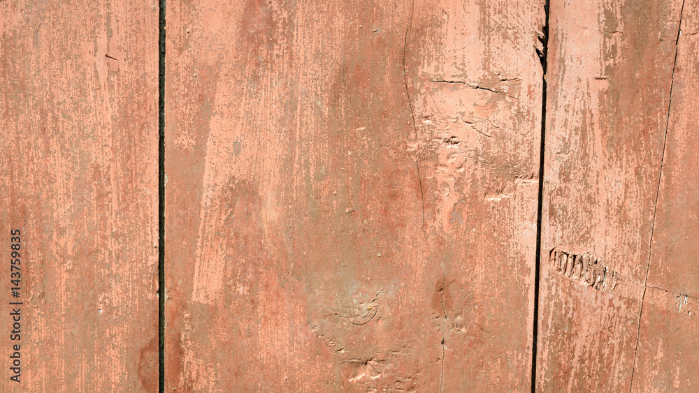 Old brown wooden wall, detailed background photo texture. Wood plank fence close up.