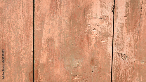 Obraz na płótnie Old brown wooden wall, detailed background photo texture. Wood plank fence close up. w salonie