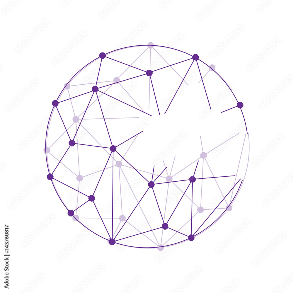 Global mesh sphere. Abstract geometric shape eps10 Global mesh sphere. Abstract geometric shape eps10
