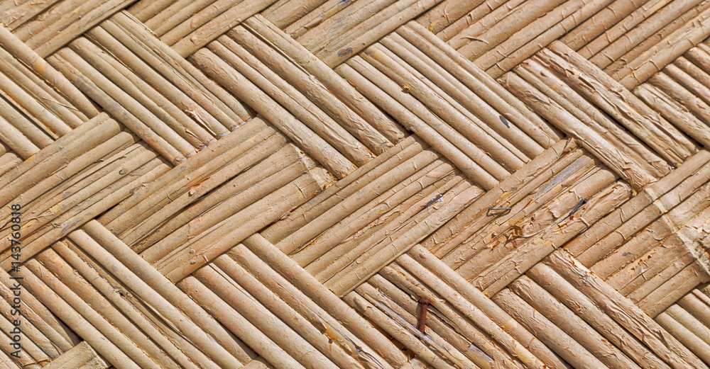 a wall build on wicker bamboo a wall build on wicker bamboo