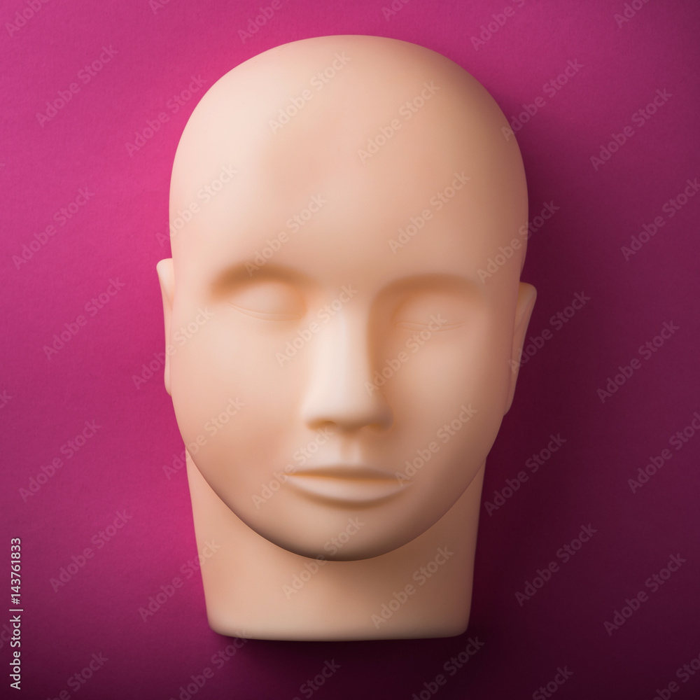 empty human dummy head empty human dummy head