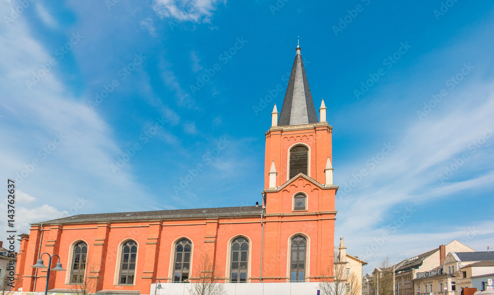 Evangelische Kirche Limburg Bahnhof Limburg an der Lahn Rheinland-Pfalz