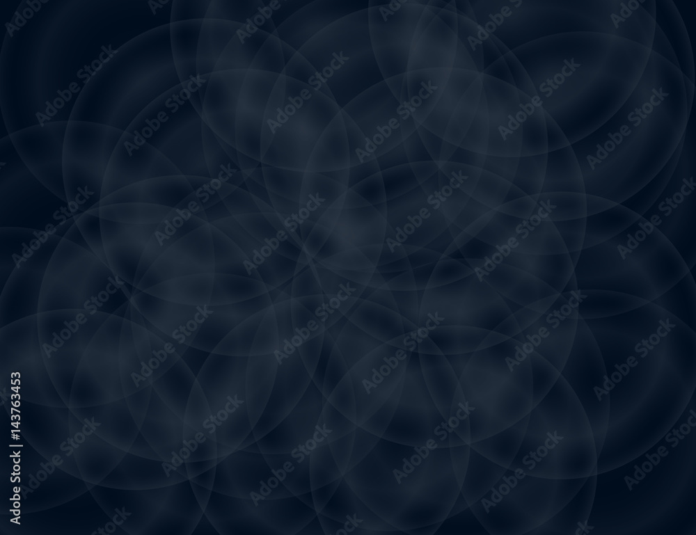 Abstract Sparkling Stars on Blue Holiday Background.
