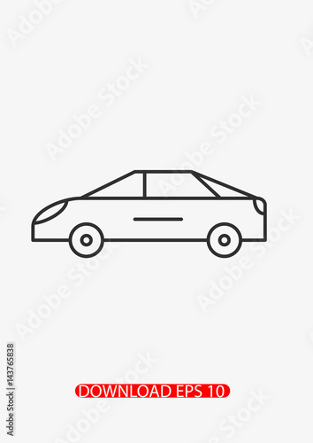 Car icon  Vector