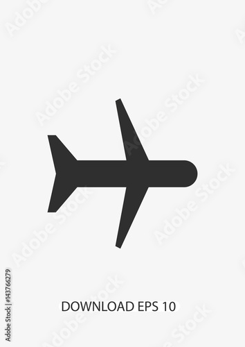 Wallpaper Mural Airplane icon, Vector Torontodigital.ca