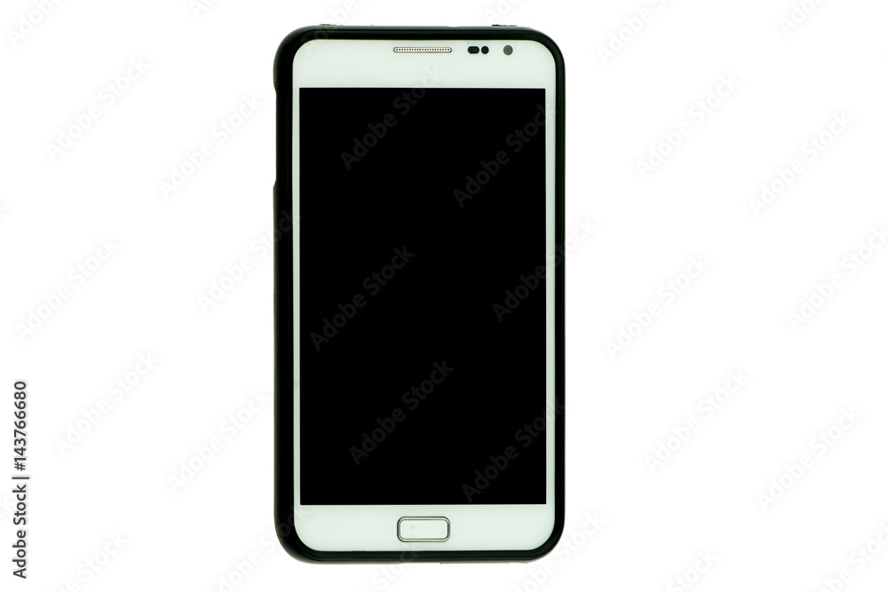 Smart phone isolated on white background Smart phone isolated on white background