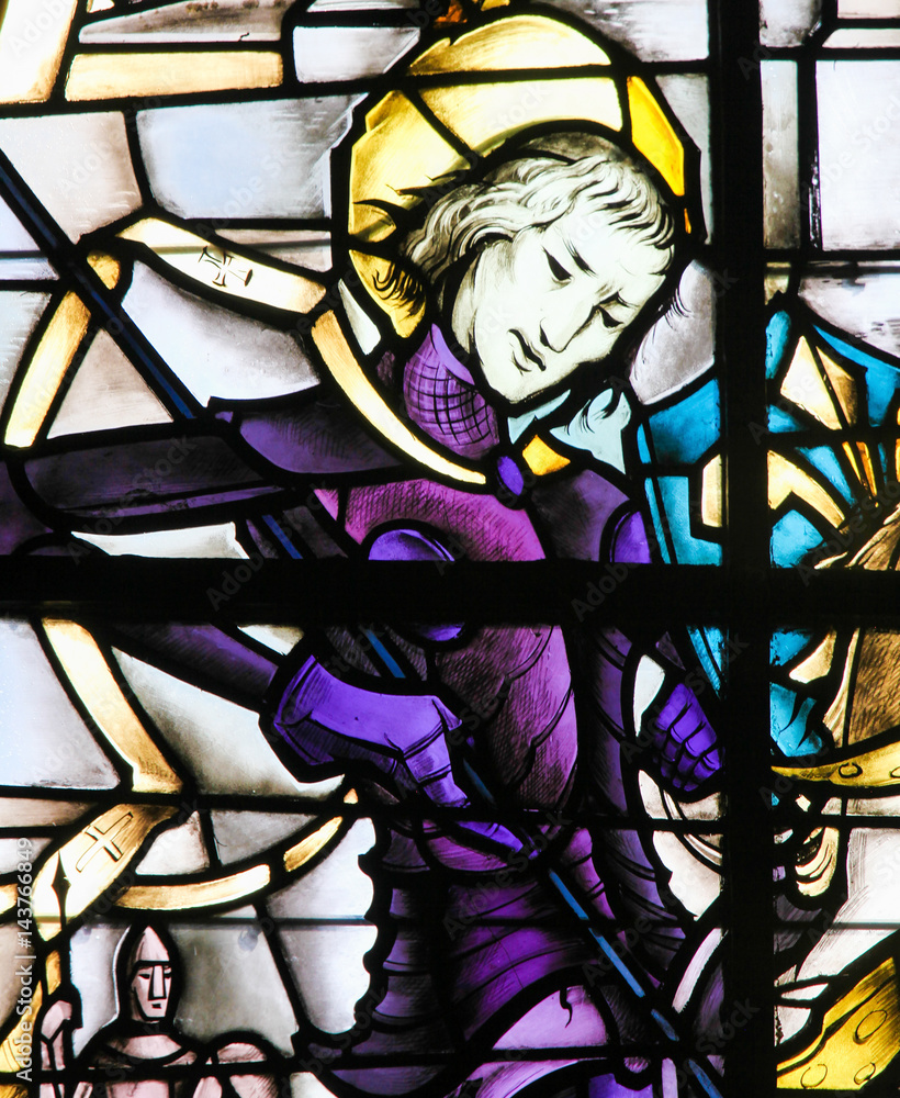 Stained Glass - Saint George and the Dragon