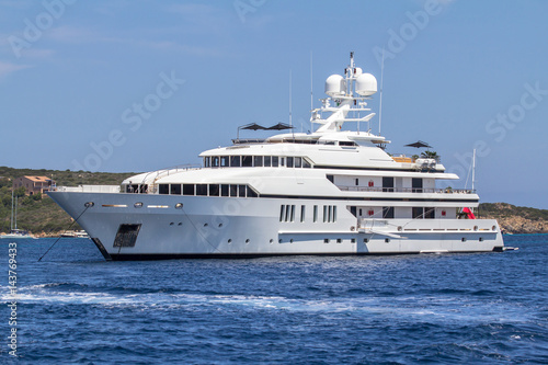 Luxury yacht in the sea © robertdering