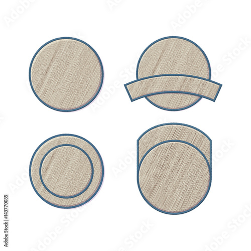 Embroidered Chevron Patches