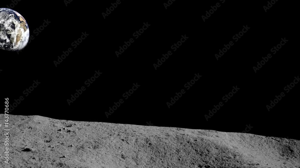 Earth from the Moon - 001 - 4K UHD