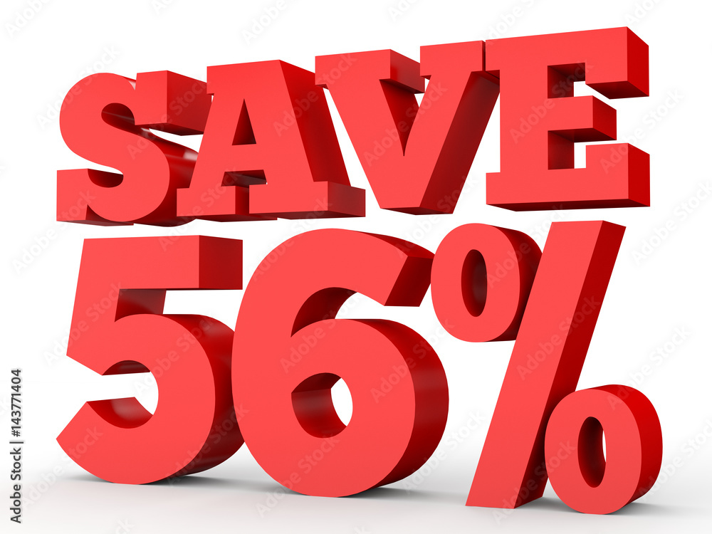Fifty six percent off. Discount 56 %. Fifty six percent off. Discount 56 %.
