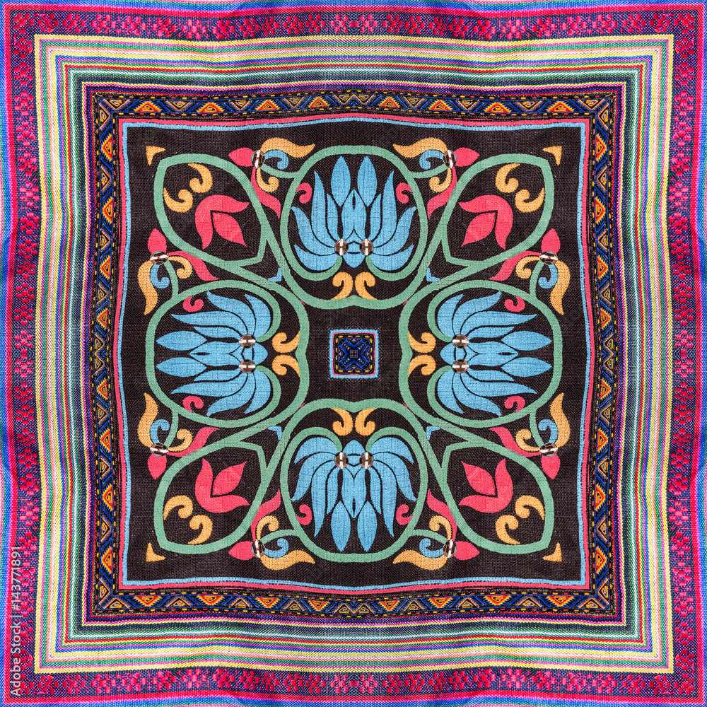 Obraz premium Abstract kaleidoscope or endless pattern.