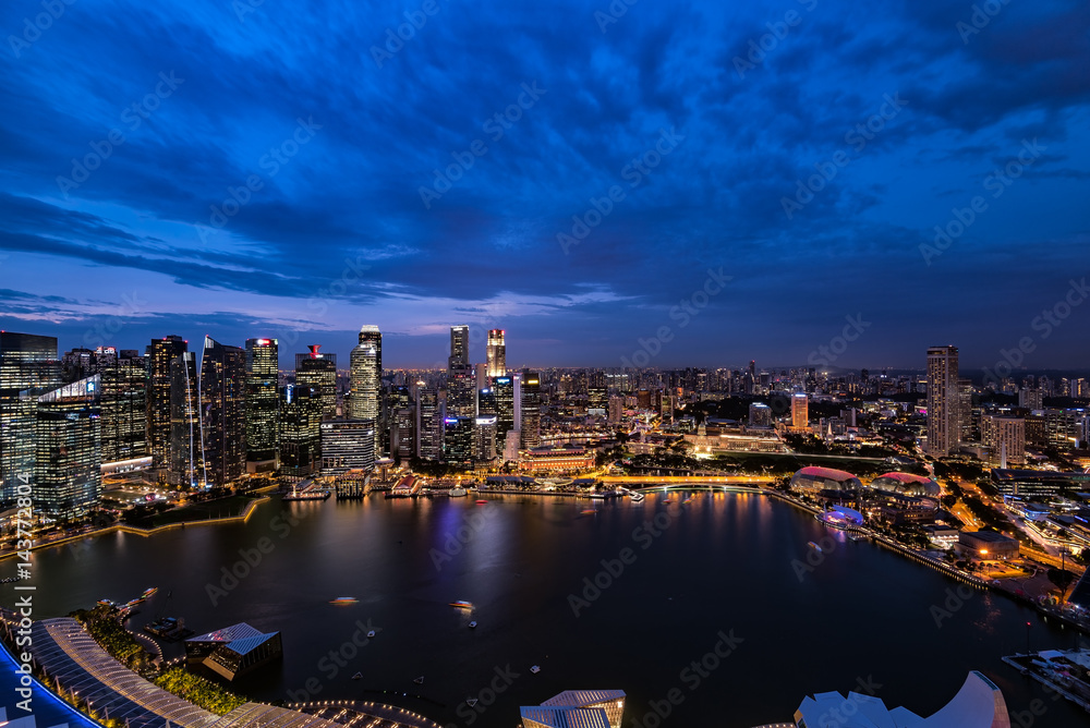 シンガポールの絶景夜景