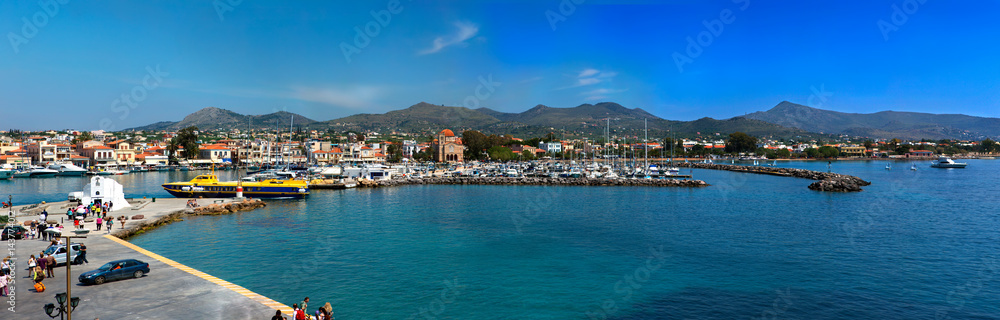 In the port of Aegina