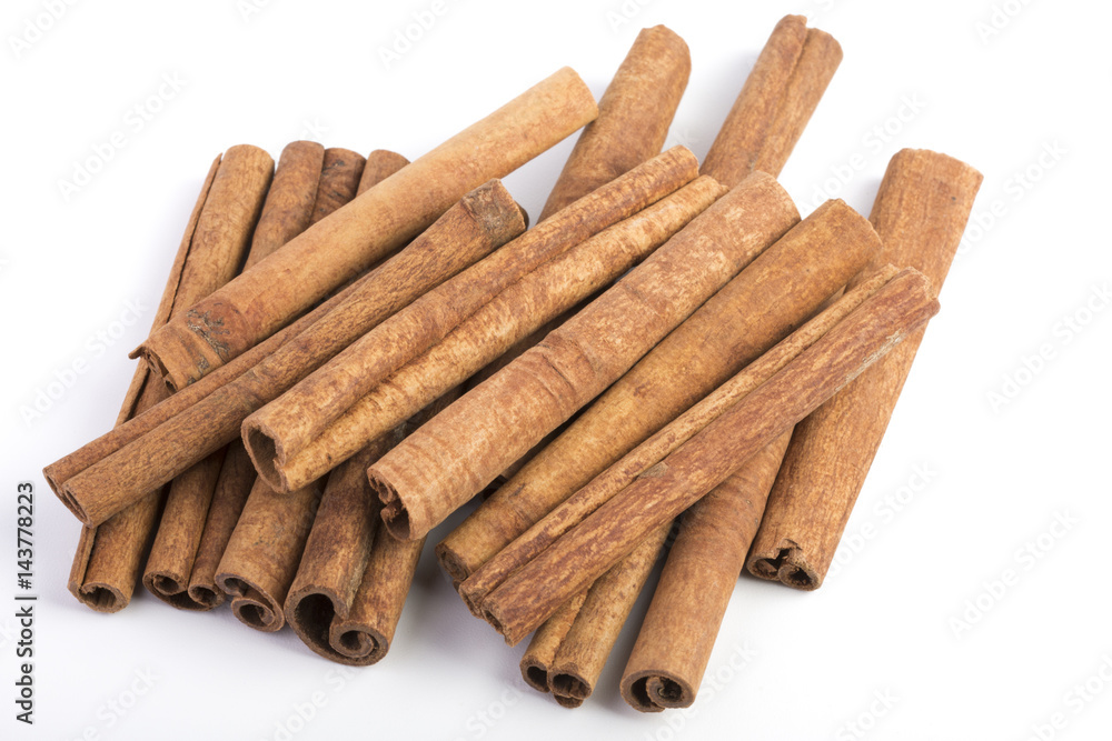 Cinnamon sticks closeup