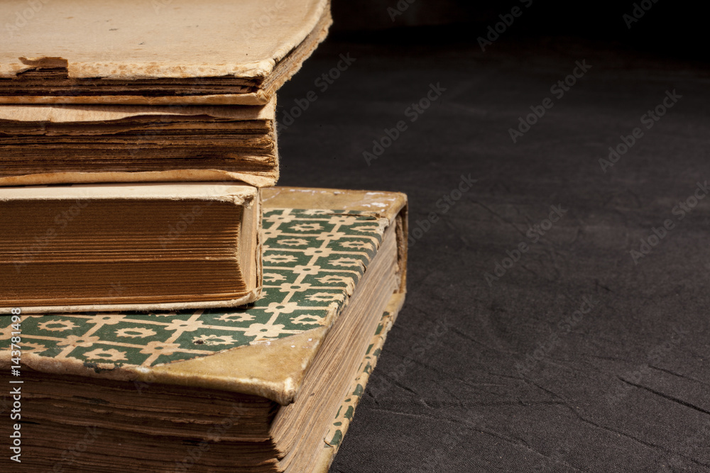 stack of old books stack of old books