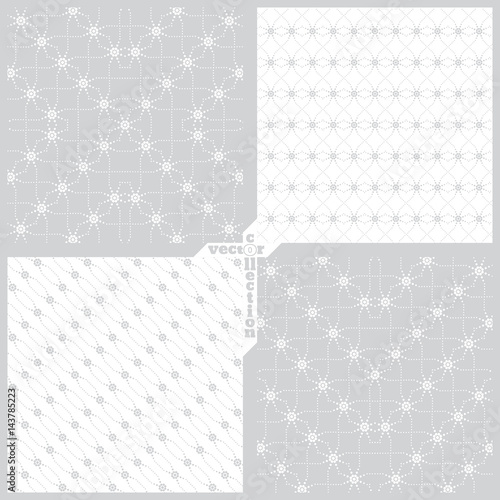 Set of vector seamless patterns