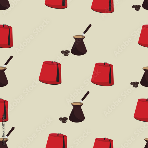 Turkish seamless pattern