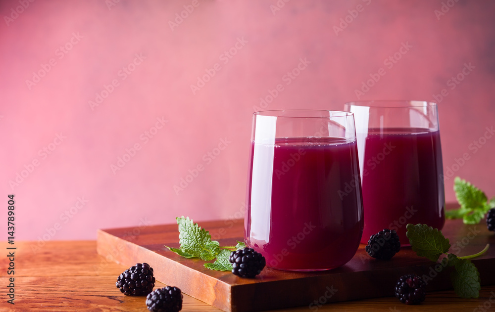 Blackberry juice StockFoto Adobe Stock