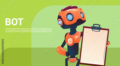 Chat Bot, Robot Virtual Assistance Element Of Website Or Mobile Applications, Artificial Intelligence Concept Flat Vector Illustration
