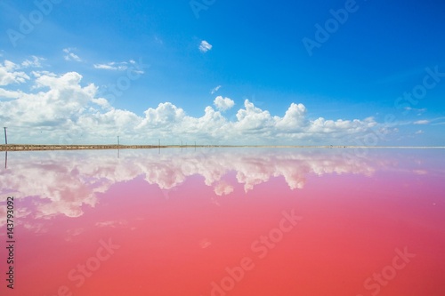 Río Lagartos lagoon,Mexico ,Yucatán, pink lagoon,Las Coloradas,Tours in Mexico,       photo