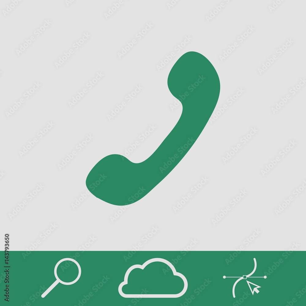 phone icon stock vector illustration flat design phone icon stock vector illustration flat design