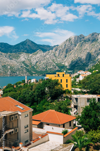 Villa by the sea. Montenegro, Kotor Bay, Adriatic sea