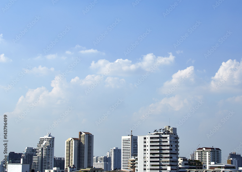 view of Bangkok Skyline