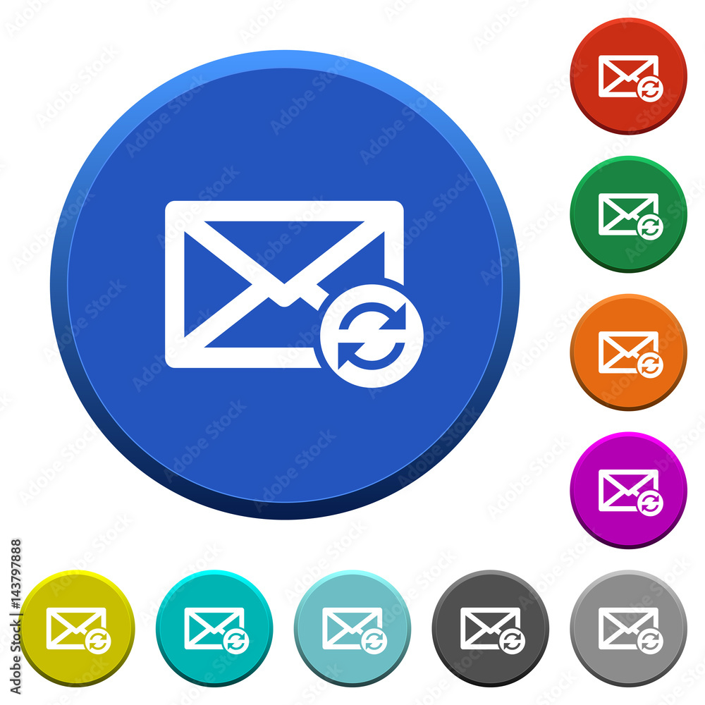Syncronize mails beveled buttons Syncronize mails beveled buttons