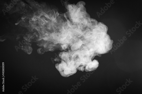 Smoke on a dark background