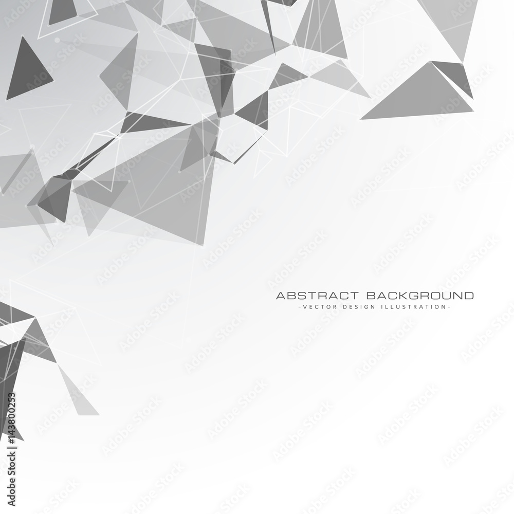 Fototapeta premium white background with triangle shapes