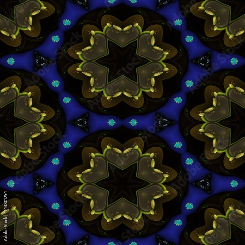 Kaleidoscopic ornamental pattern