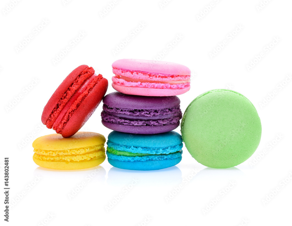 Sweet and colourful french macaroons or macaron Sweet and colourful french macaroons or macaron