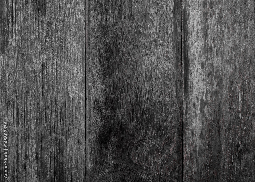 Old black wood texture for background. Old black wood texture for background.