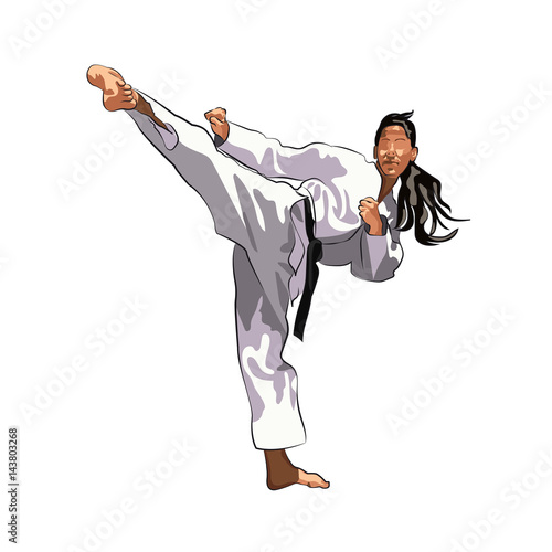 karate girl