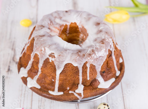 Obraz na płótnie Easter bundcake w salonie
