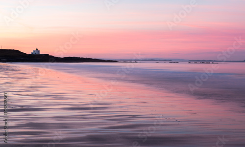 Bamburgh lighthouse Sunset