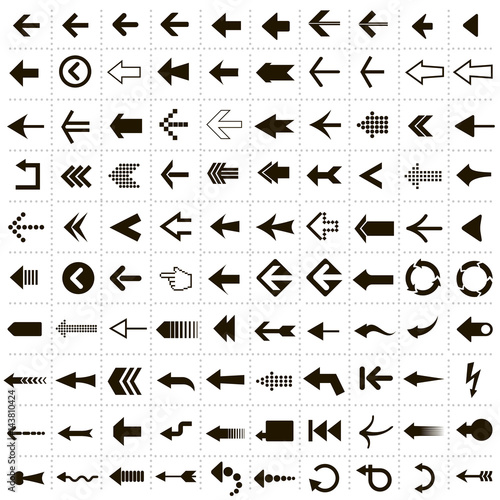 100 Arrow Icons