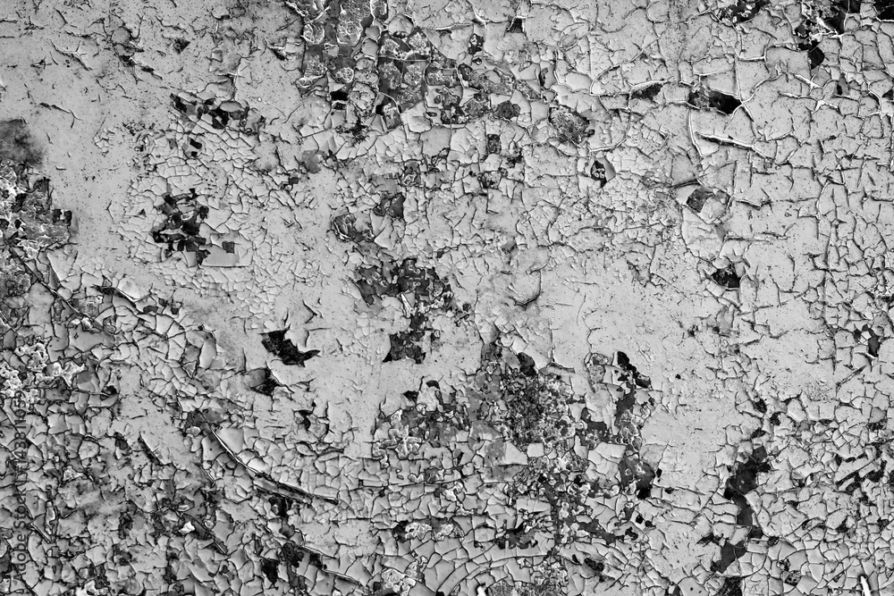 Fototapeta premium Metal texture with scratches and cracks