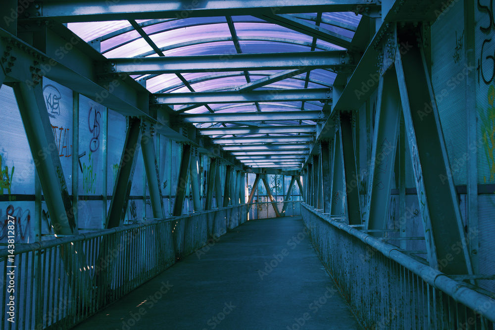design of a ground pedestrian crossing from the inside design of a ground pedestrian crossing from the inside