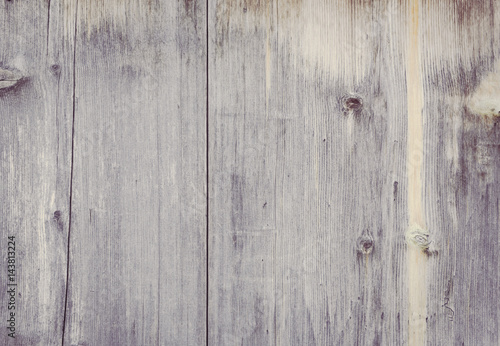 Obraz na płótnie Old rural wooden wall, detailed background photo texture. Wood plank fence close up. Retro color style. w salonie