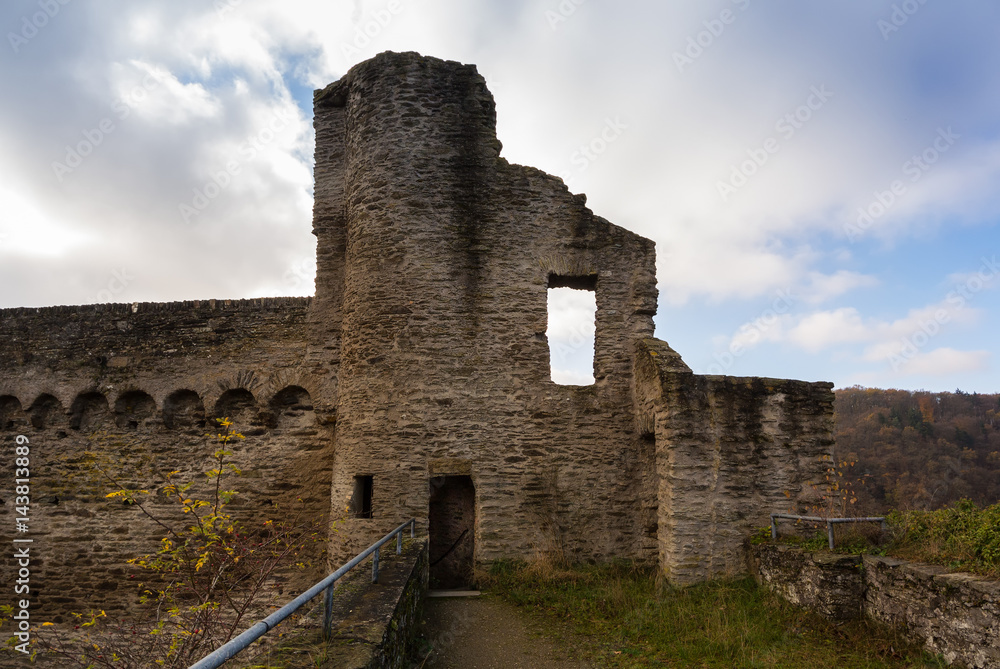 Castle Ruins In Winter