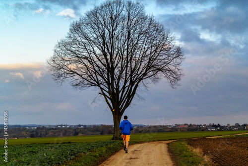 Runner On Country Road