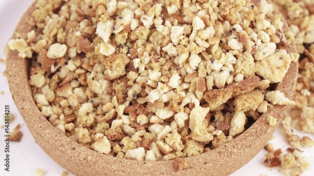 Cookie crumbs and bread Cookie crumbs and bread