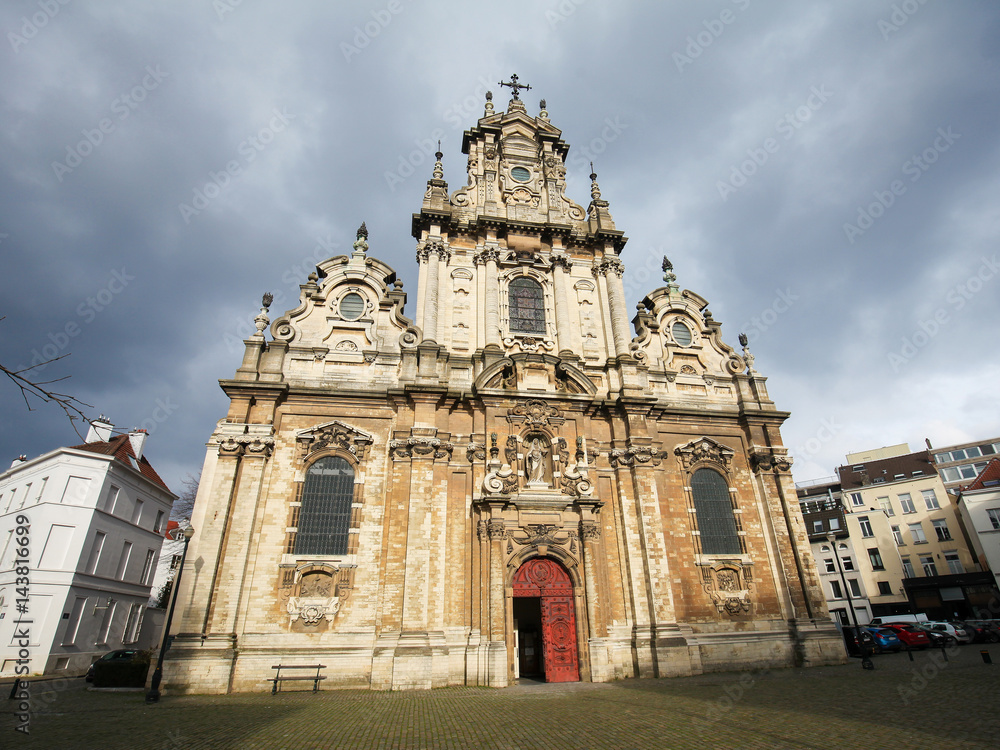 Beguinage Church in Brussels, Belgium